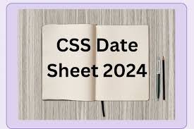 CSS Date Sheet 2024 – FPSC Exam Schedule